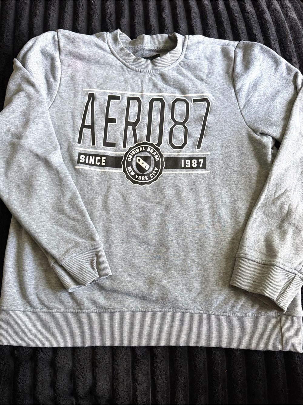 Aéropostale "AERO 87" Graphic Crewneck Sweatshirt size XL T0184